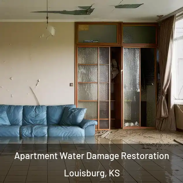  Apartment Water Damage Restoration Louisburg, KS