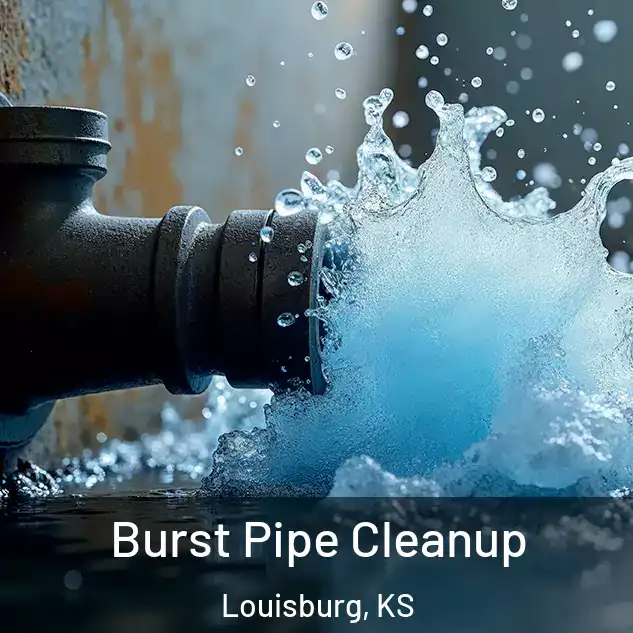  Burst Pipe Cleanup Louisburg, KS