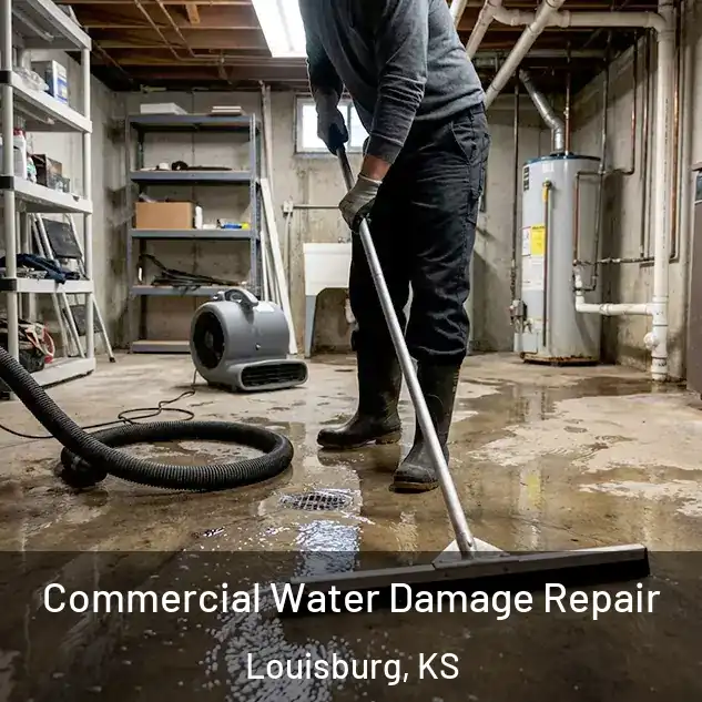  Commercial Water Damage Repair Louisburg, KS