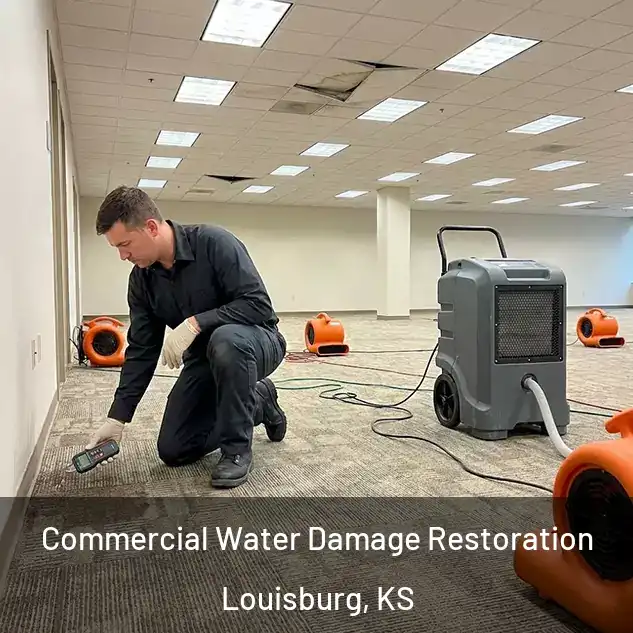  Commercial Water Damage Restoration Louisburg, KS