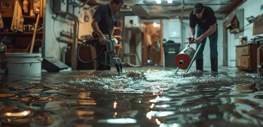Basement Water Damage Cleanup Louisburg
