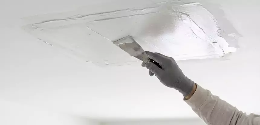 Ceiling Sagging Water Damage Repair Louisburg