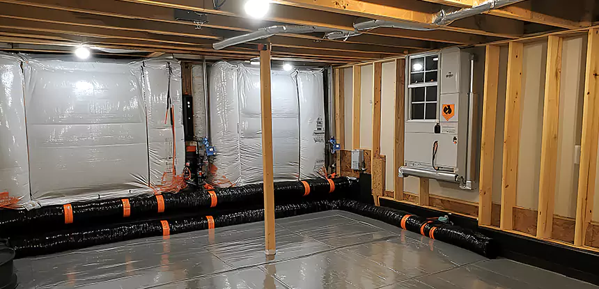 Crawl Space Humidity Control in Louisburg