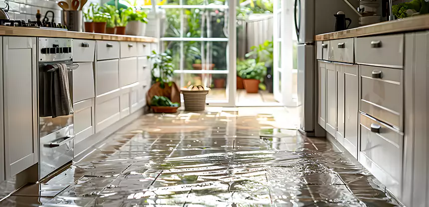 Kitchen Water Mitigation Services in Louisburg