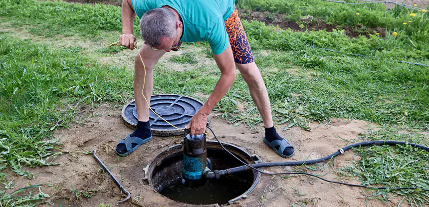 Outdoor Sewage Cleanup in Louisburg