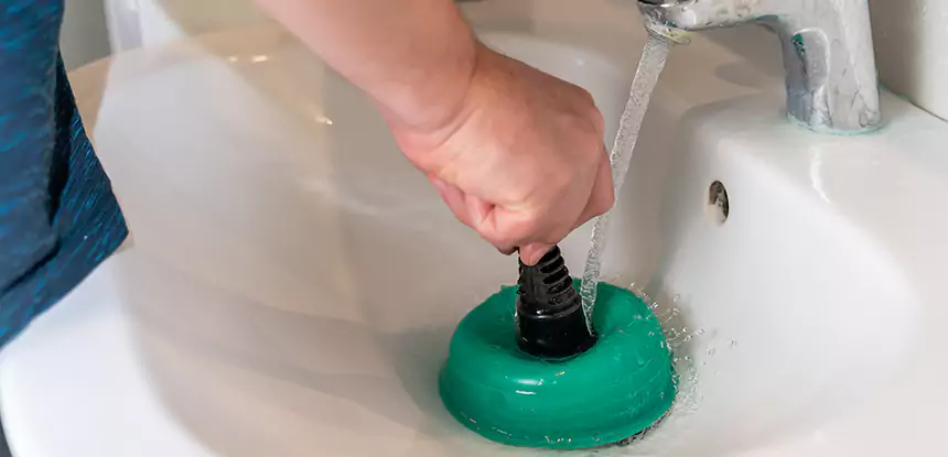 Sink Standing Water Blockage Removal in Louisburg