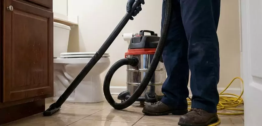 Fix Bathroom Floor Water Damage Louisburg