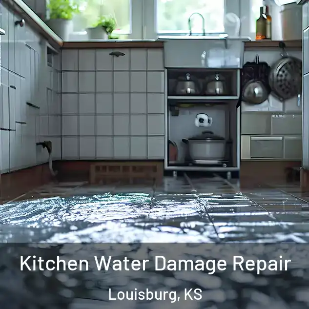  Kitchen Water Damage Repair Louisburg, KS
