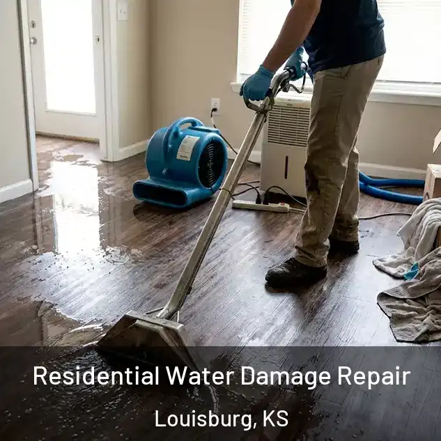  Residential Water Damage Repair Louisburg, KS
